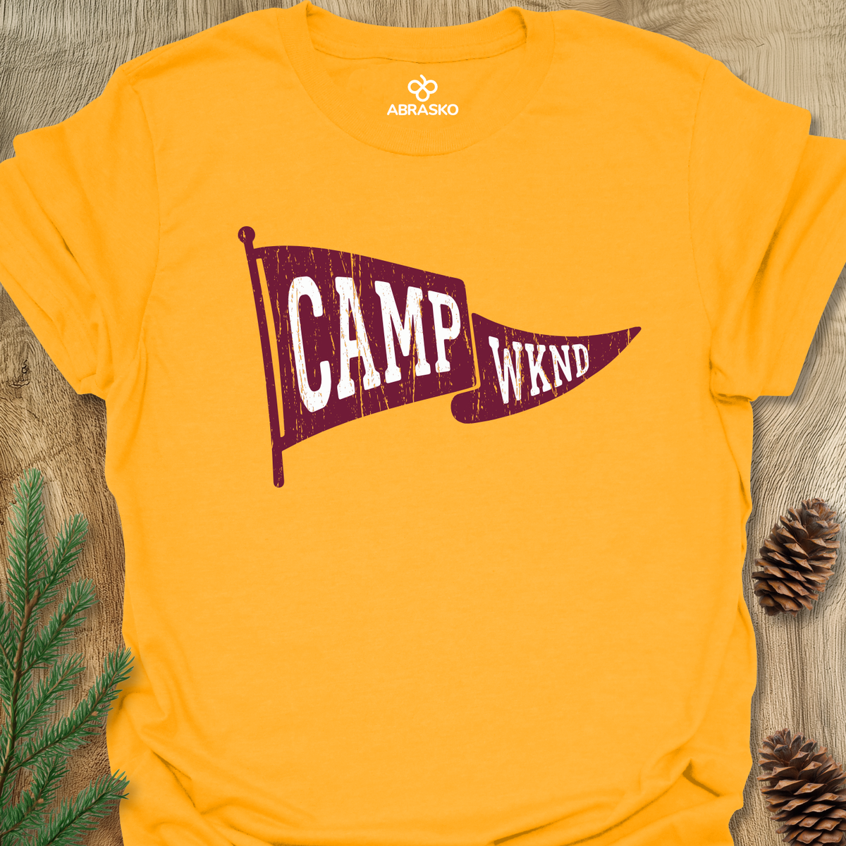 Camp Wknd Pennant Unisex T-shirt