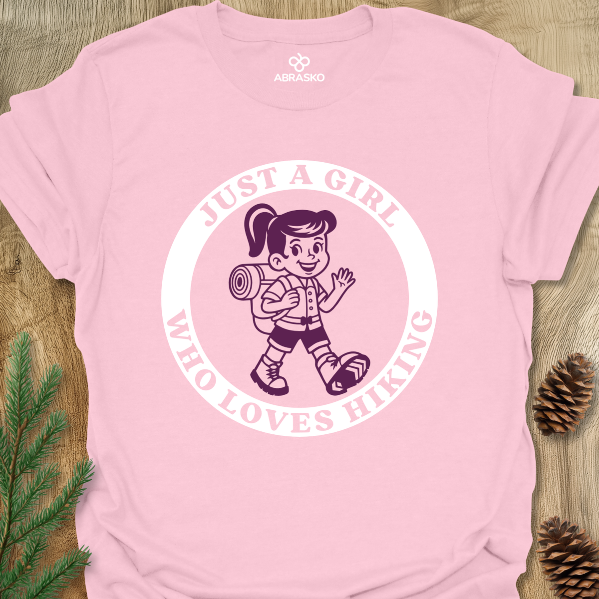 Girl Loves Hiking Unisex T-shirt