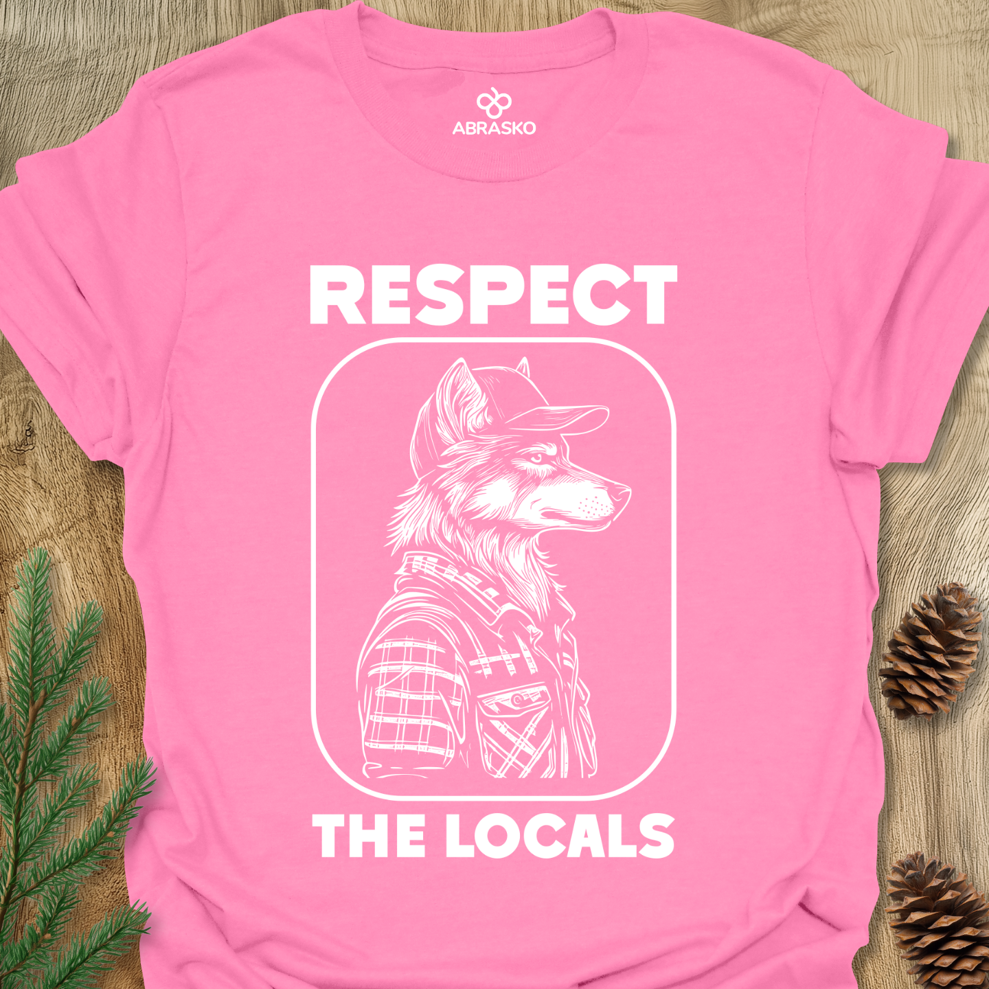 Respect The Locals Wolf Tee