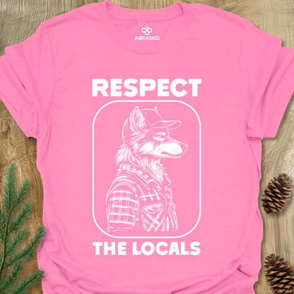 Respect The Locals Wolf Tee