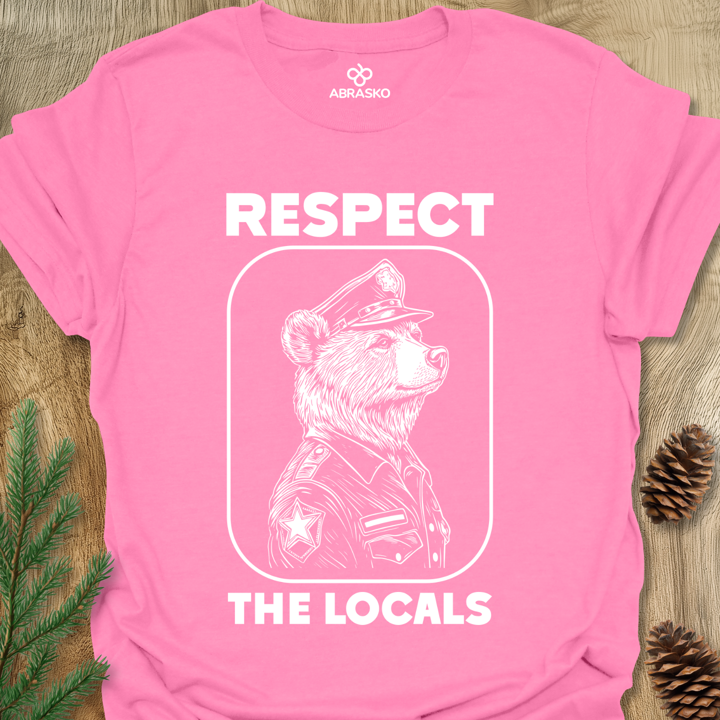 Respect The Locals Bear Tee