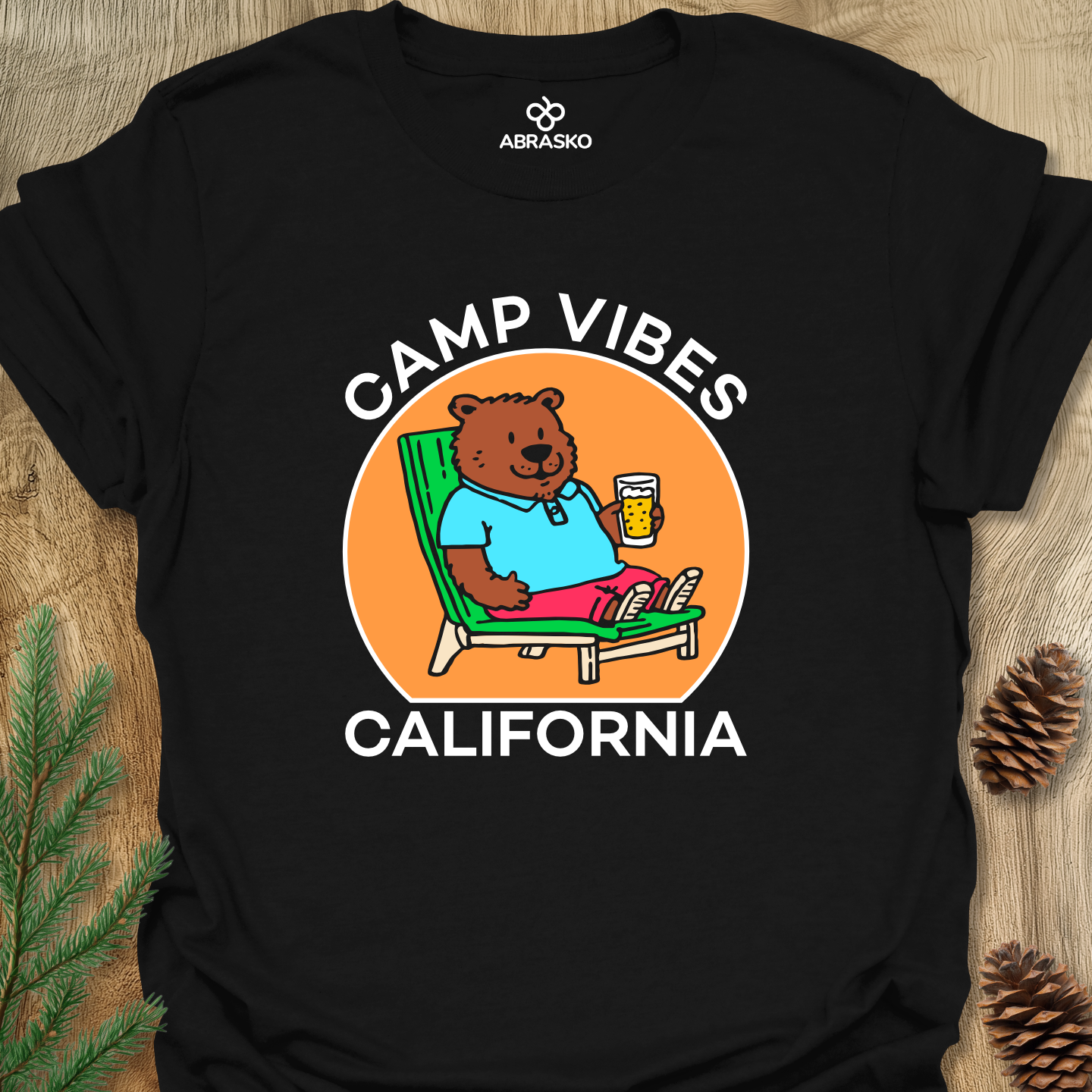 Camp Vibes California Tee