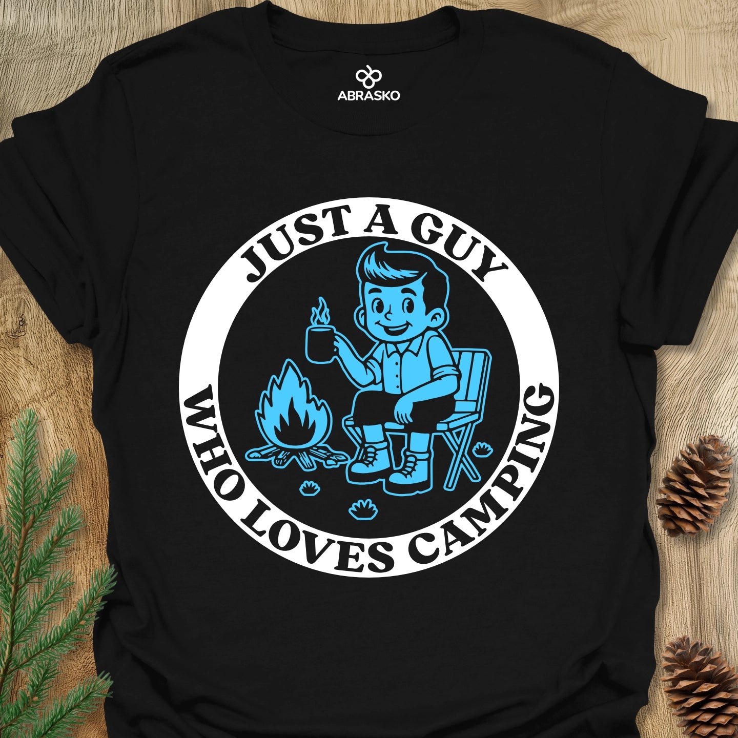 Guy Loves Camping Tee
