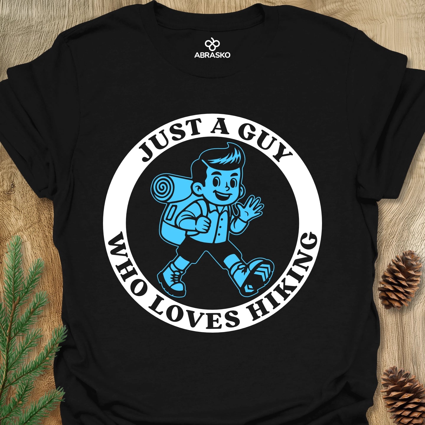 Guy Loves Hiking Tee