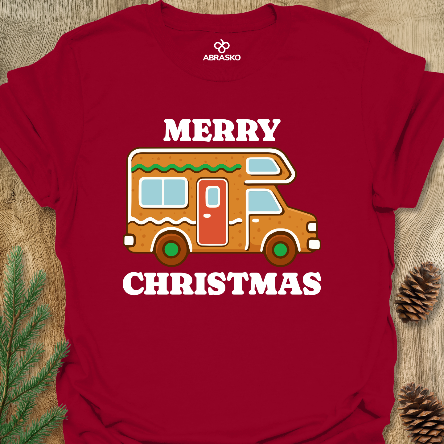 Gingerbread Camper Tee