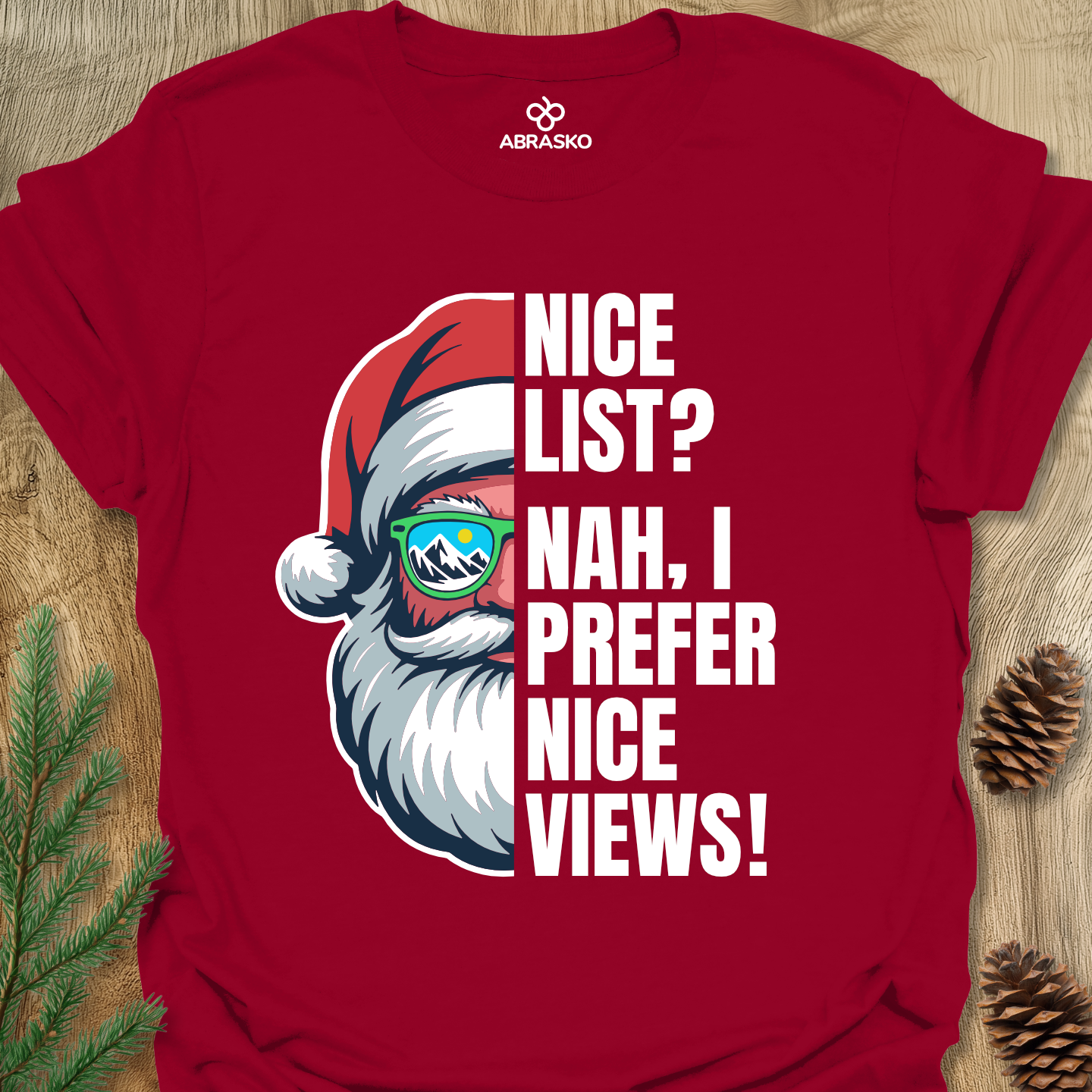 Nice List Santa Tee