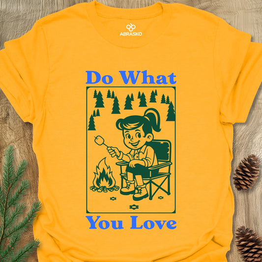 Love Camping Girl Tee