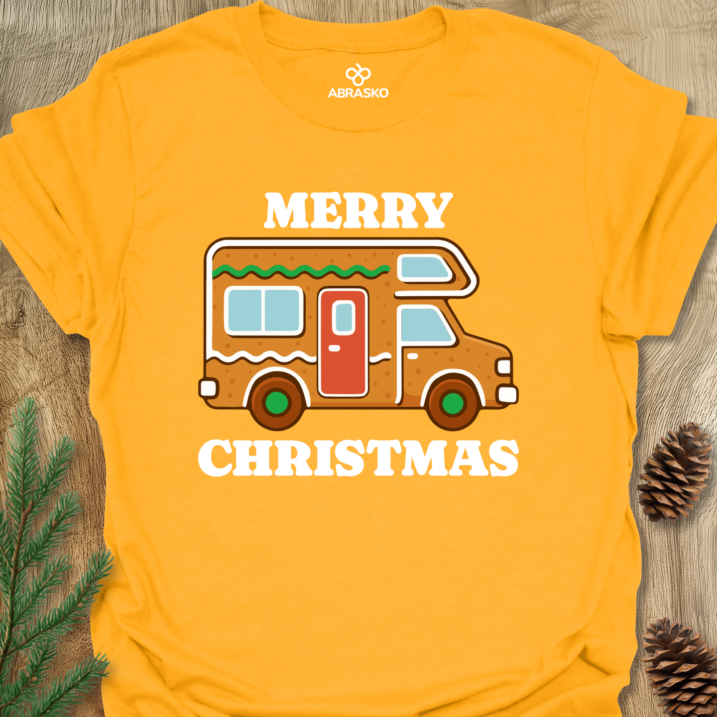 Gingerbread Camper Tee