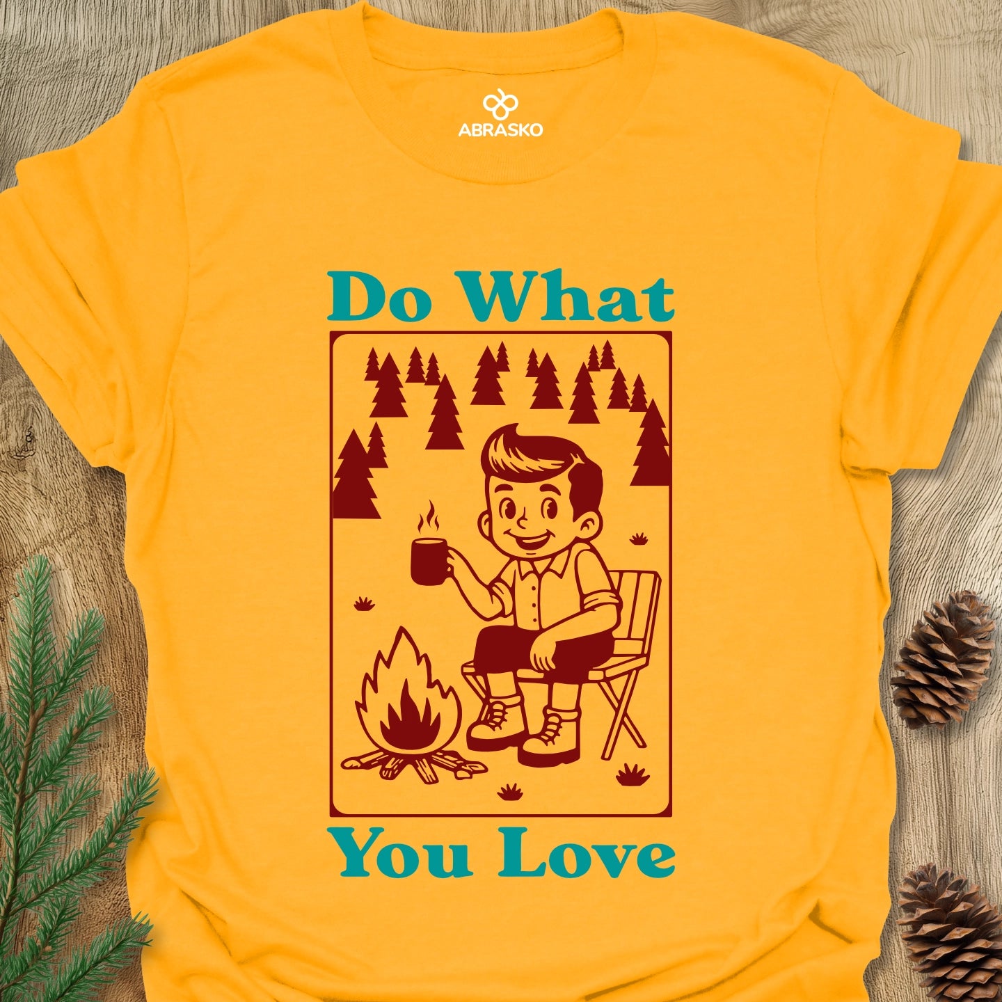 Love Camping Guy Tee