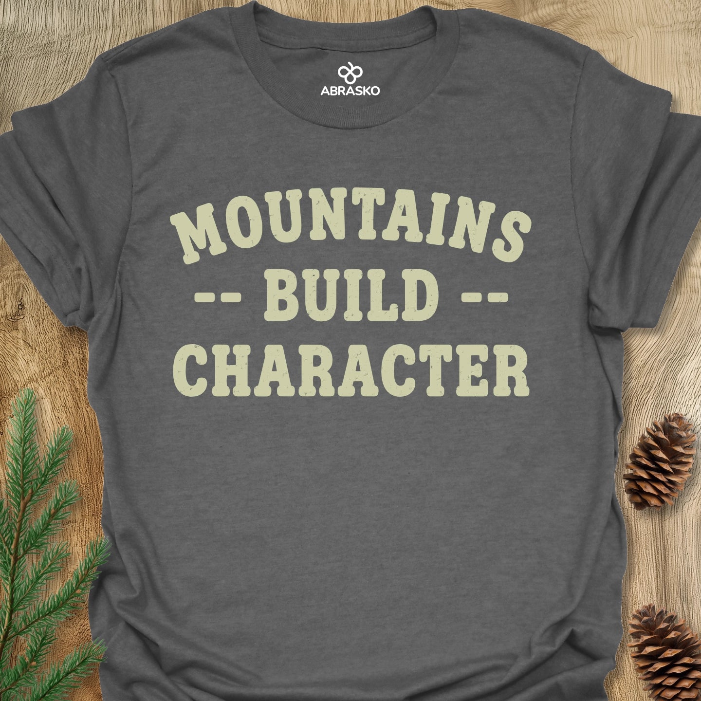 Mountains Build Character Tee