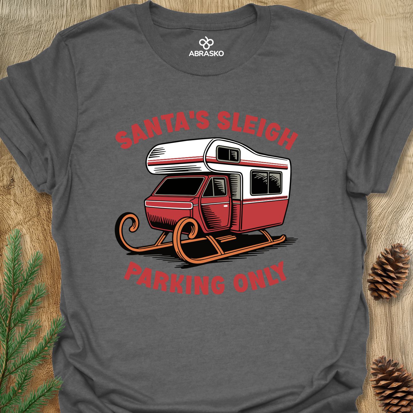 Santa's Sleigh Parking Tee