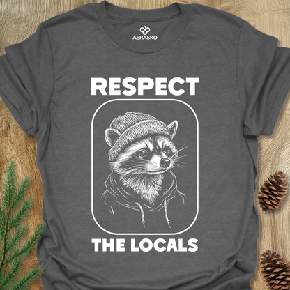 Respect The Locals Racoon Tee