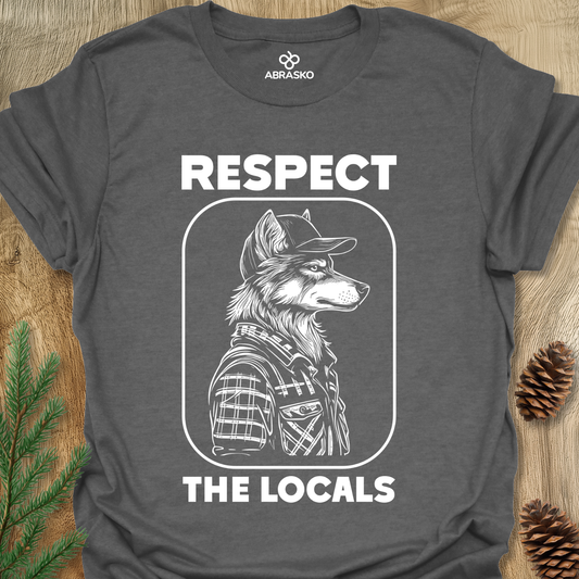 Respect The Locals Wolf Tee