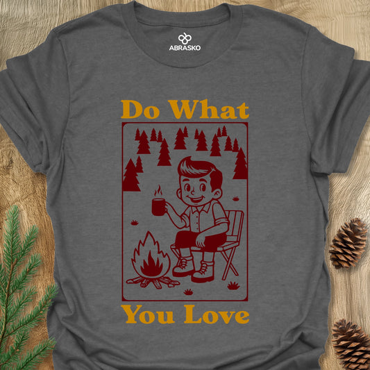 Love Camping Guy Tee