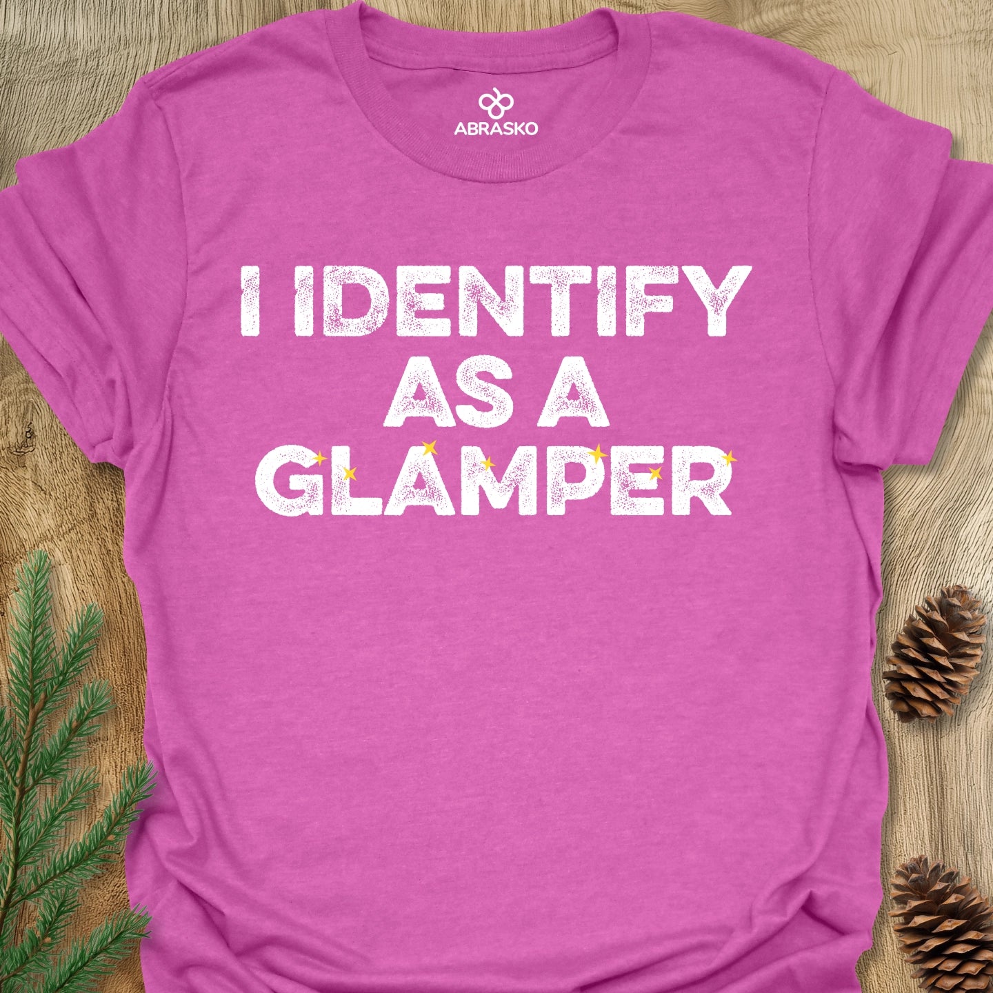 Identify As Glamper Tee