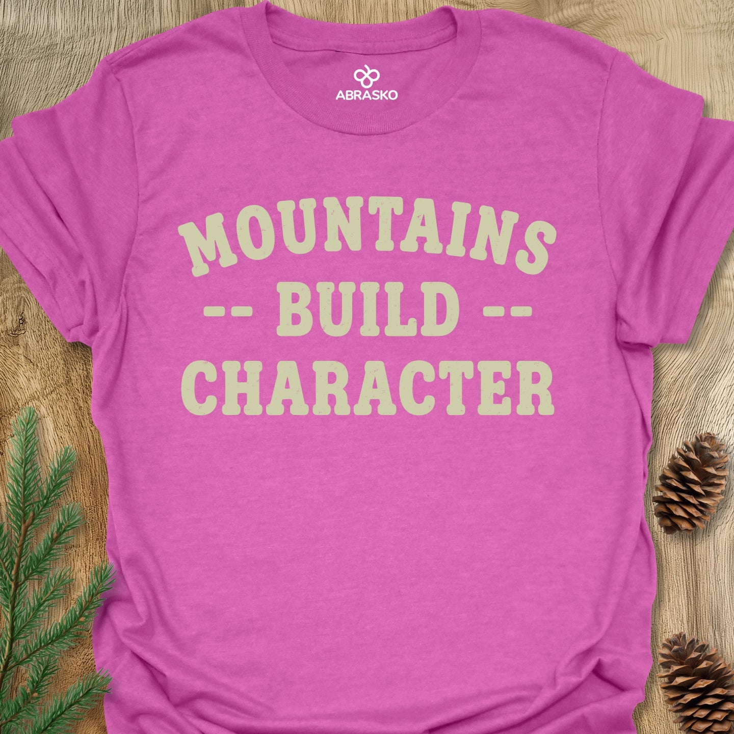Mountains Build Character Tee