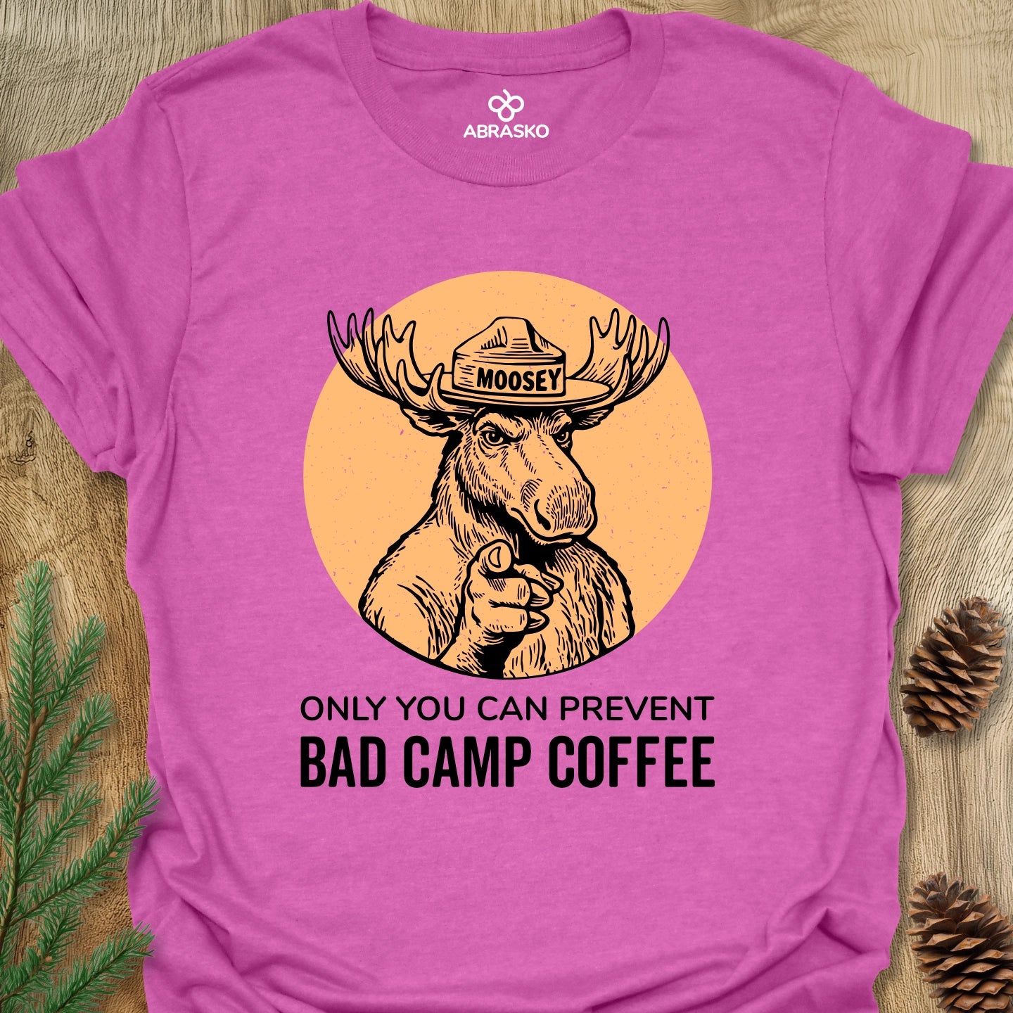 Moosey Bad Camp Coffee Tee