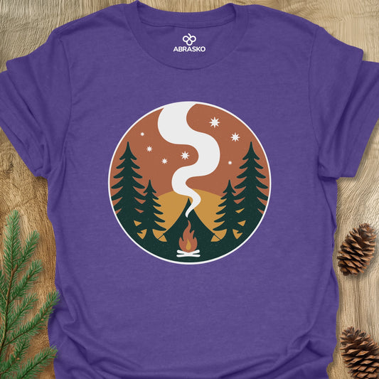 Tent Campfire Smoke Tee