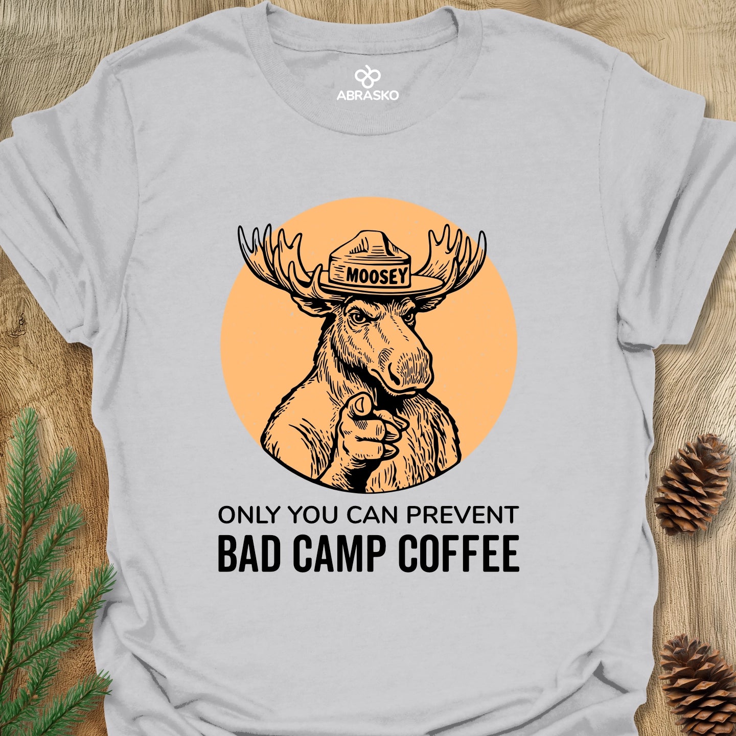 Moosey Bad Camp Coffee Tee