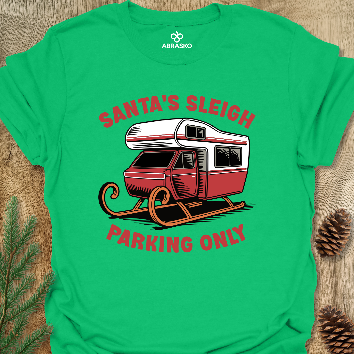 Santa's Sleigh Parking Tee