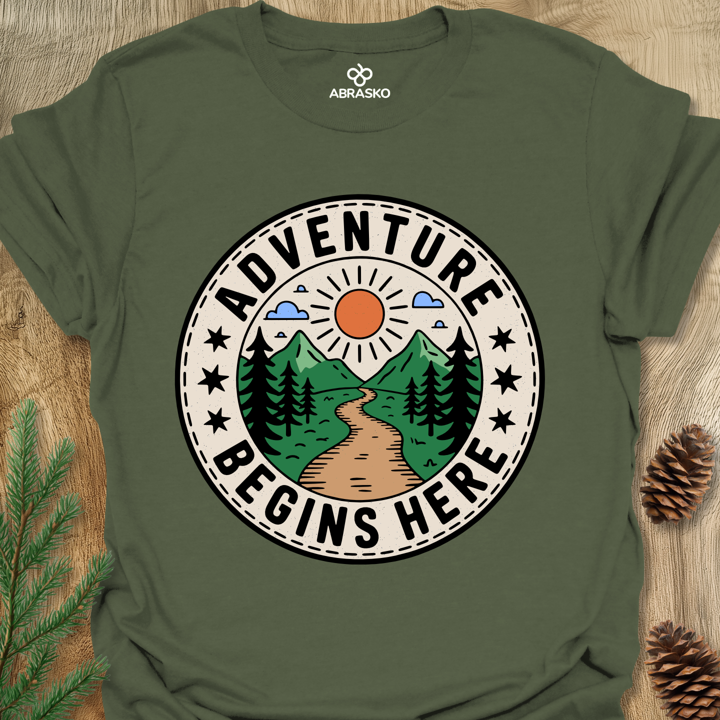 Adventure Begins Here Tee