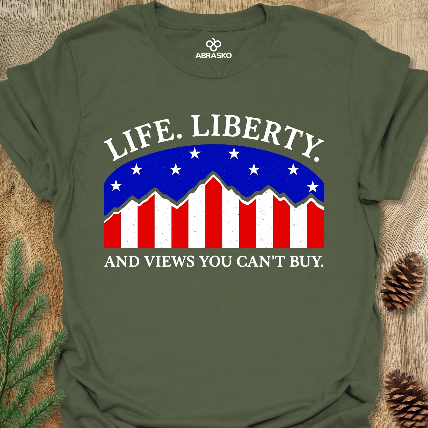 Life Liberty And Views Tee