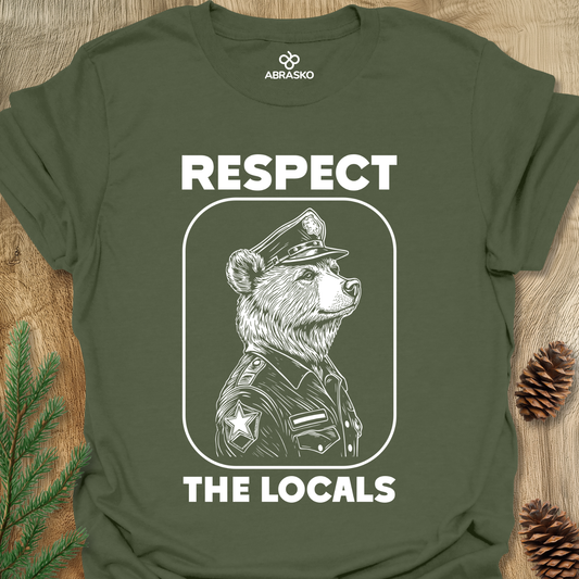 Respect The Locals Bear Tee