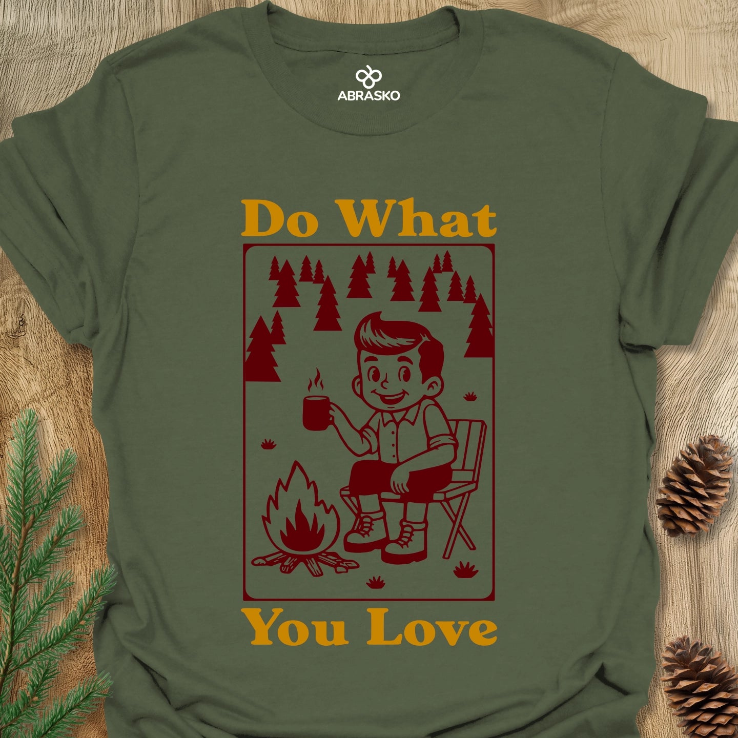 Love Camping Guy Tee