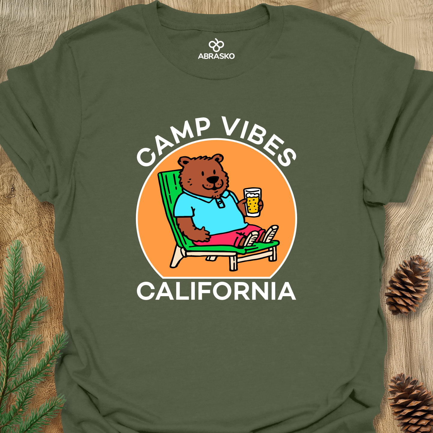 Camp Vibes California Tee