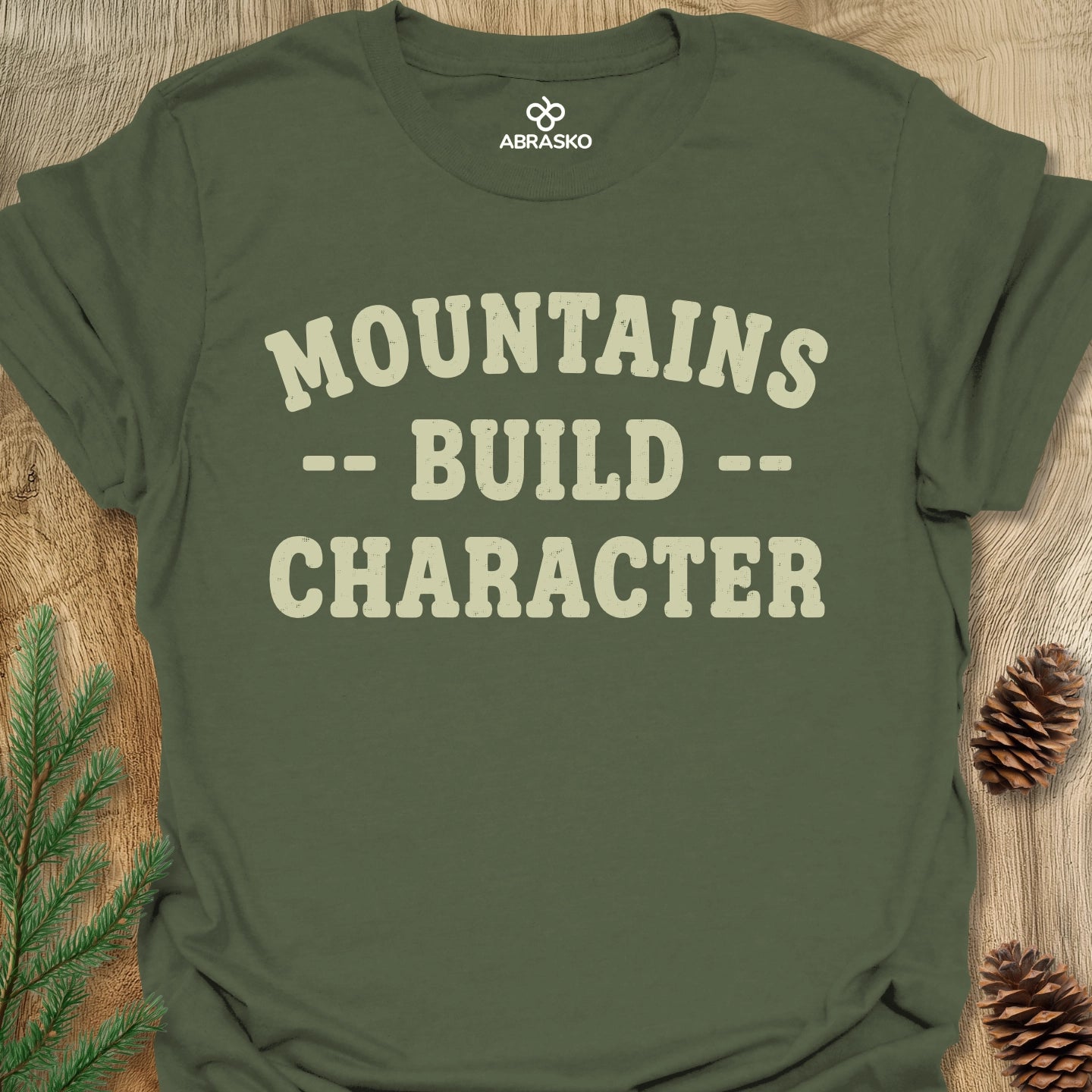 Mountains Build Character Tee