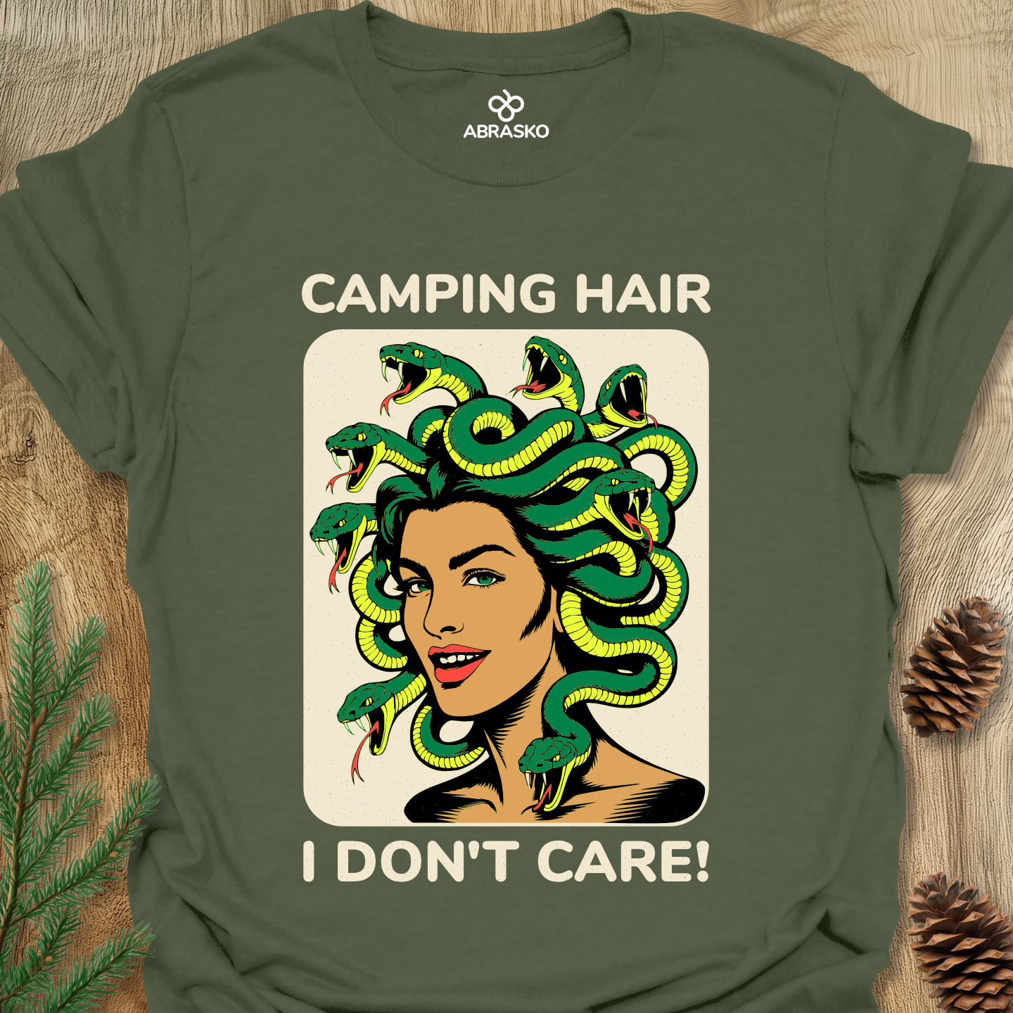 Camping Hair Tee