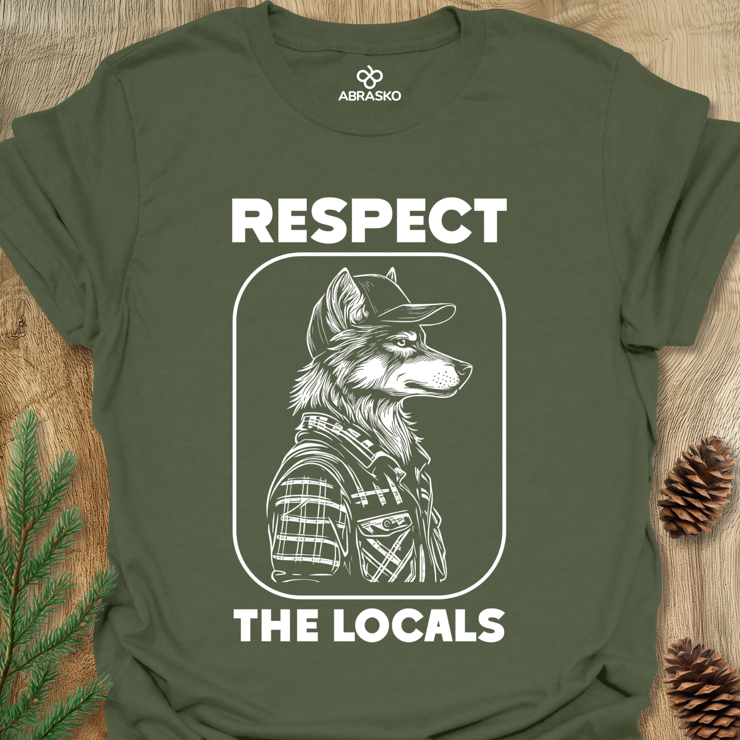 Respect The Locals Wolf Tee
