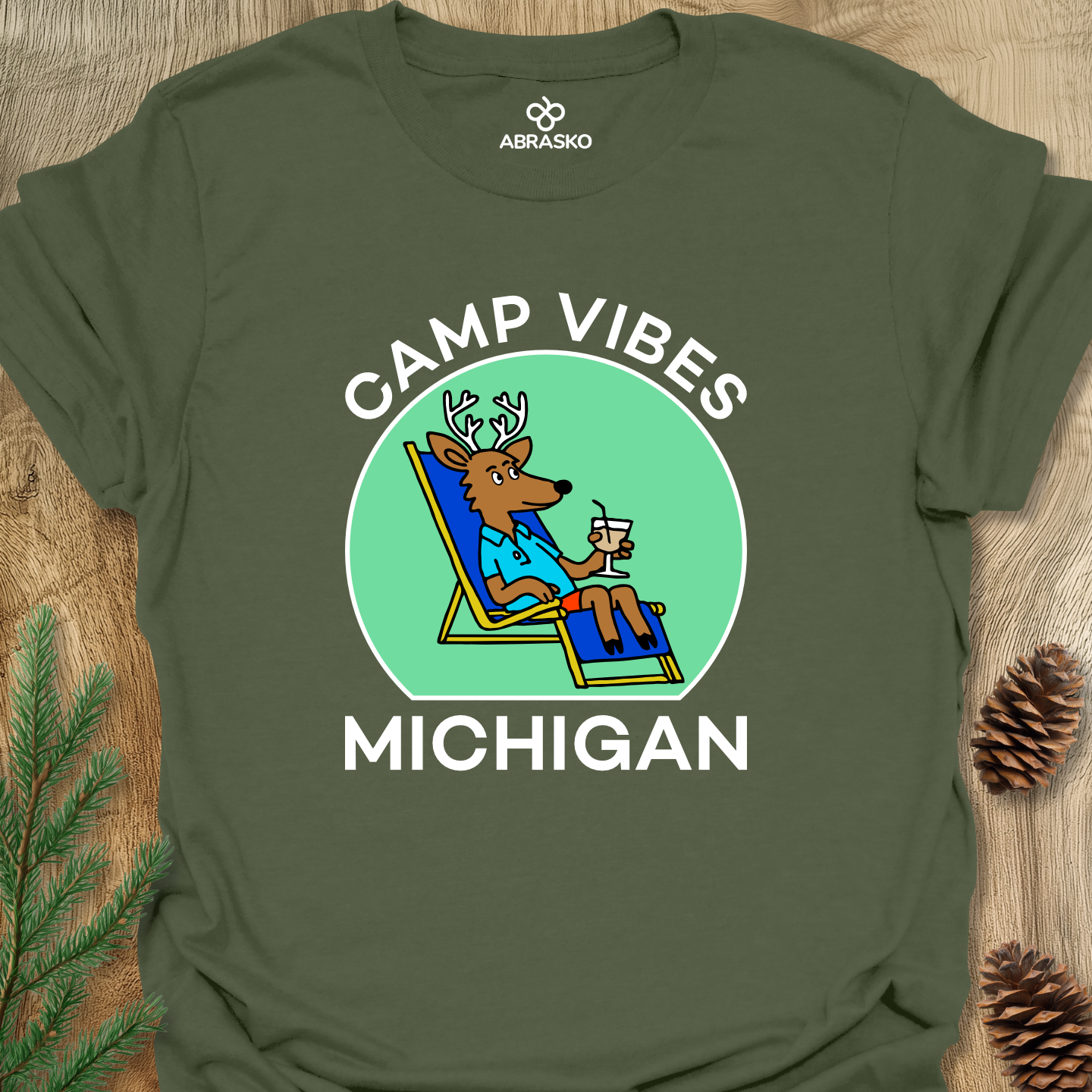 Camp Vibes Michigan Tee