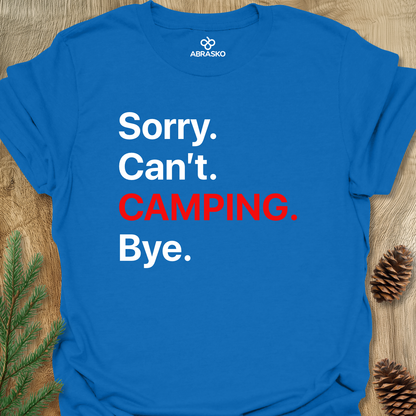 Camping. Bye. Tee