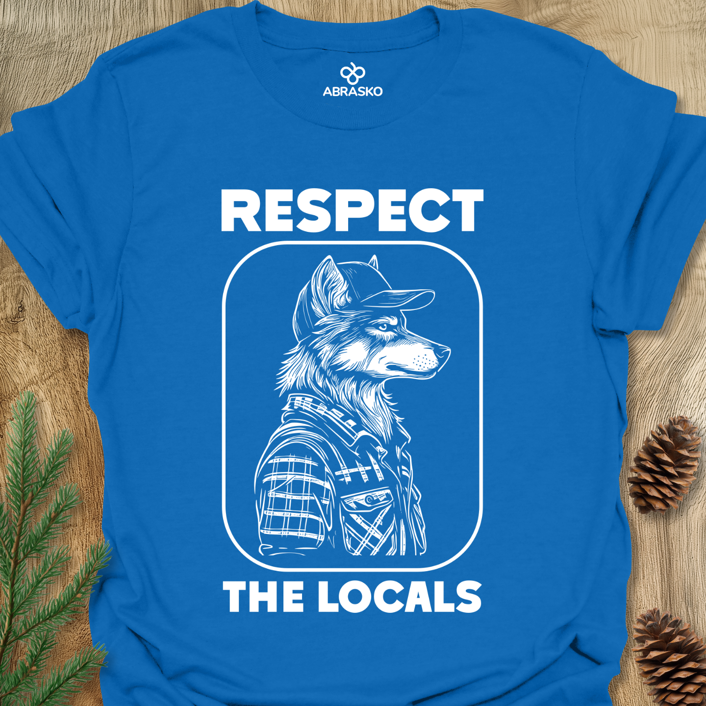 Respect The Locals Wolf Tee