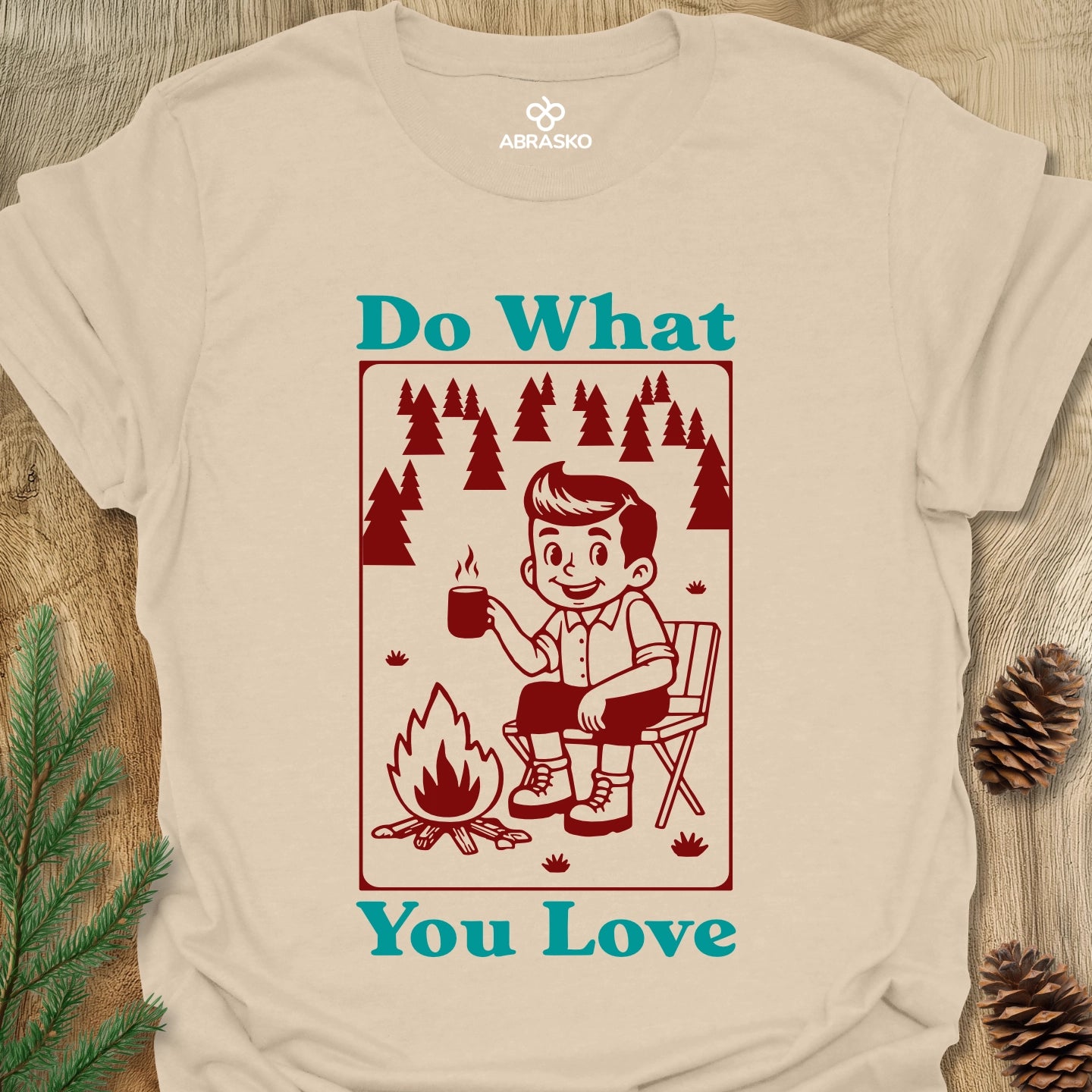 Love Camping Guy Tee