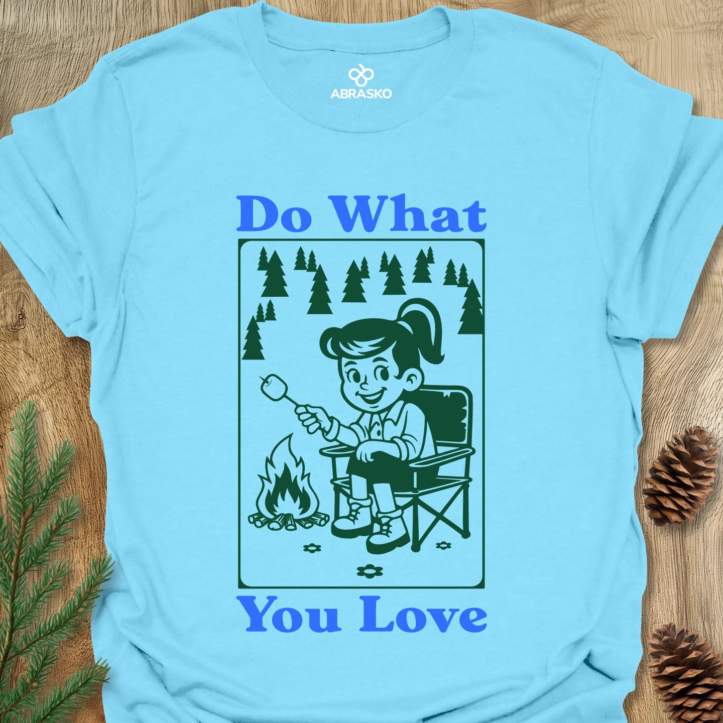 Love Camping Girl Tee