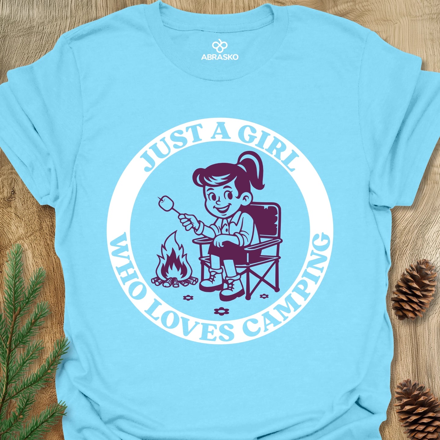 Girl Loves Camping Tee